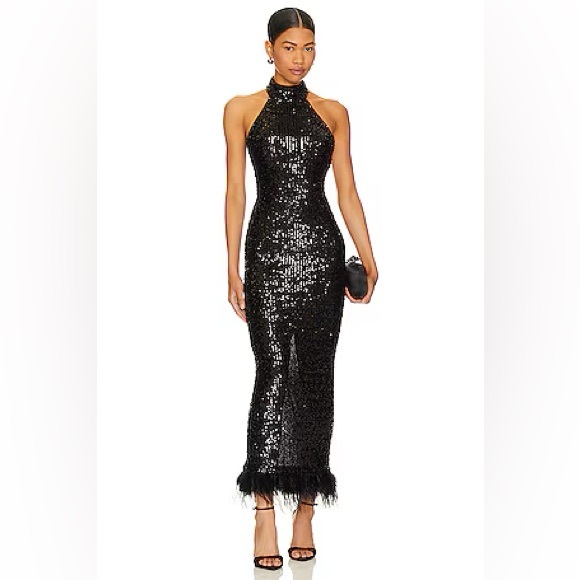 NBD Dresses & Skirts - NBD Janya Maxi Dress in Black